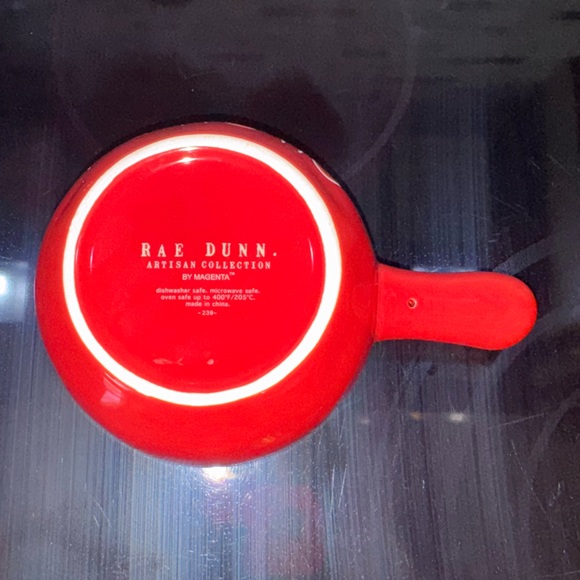 Brand new, Rae Dunn, Christmas bake wear, soup crock bowl with handle - Picture 3 of 4